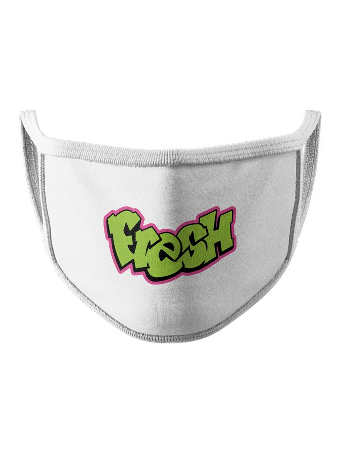 

Redwolf - Fresh - Face Mask, White fabric & tipping