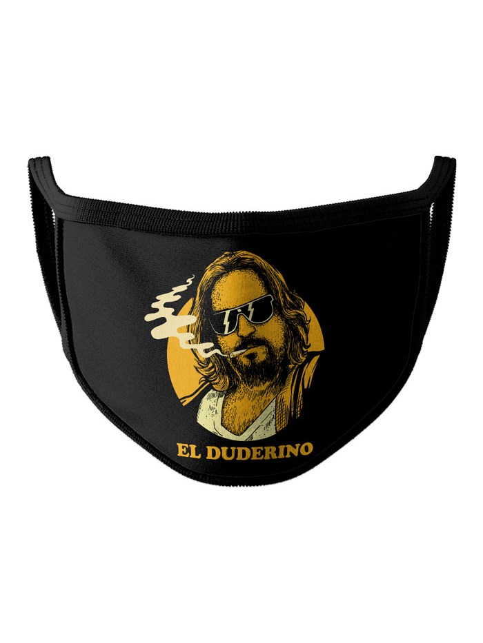 

Redwolf - Lebowski - Face Mask, Black fabric & tipping