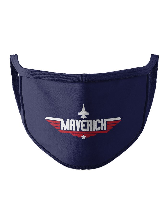 

Redwolf - Maverick - Face Mask, Navy blue fabric & tipping