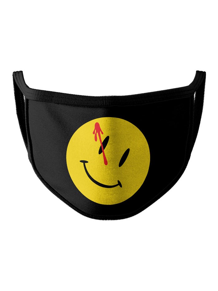 NTWRK - ©TM/KK Mesh Smiley Pattern Mask / Red (WH)