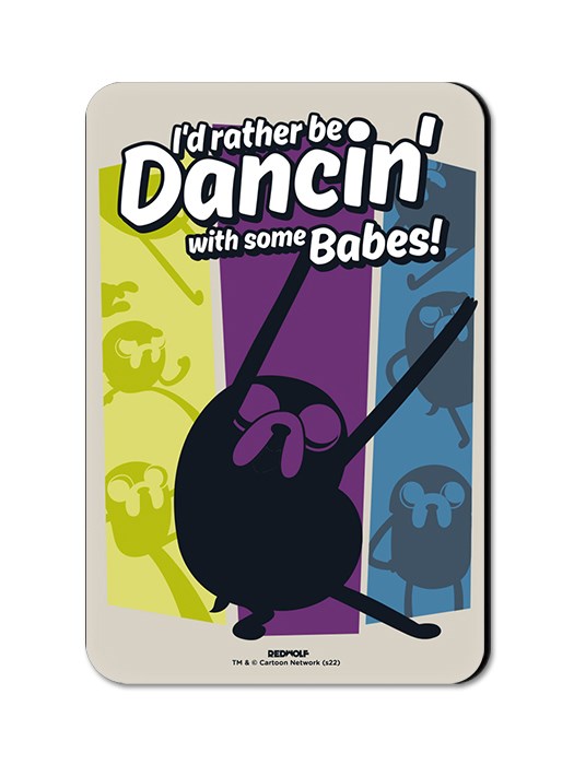 

Redwolf - Dancin' With Some Babes - Adventure Time Official Fridge Magnet