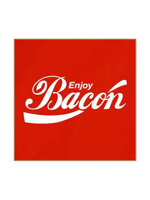 

Redwolf - Enjoy Bacon - Fridge Magnet, Red