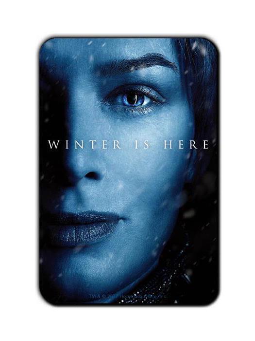 

Redwolf - Cersei Lannister: Winter Is Here- Game Of Thrones Official Fridge Magnet