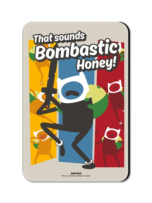 

Redwolf - That Sounds Bombastic Honey! - Adventure Time Official Fridge Magnet