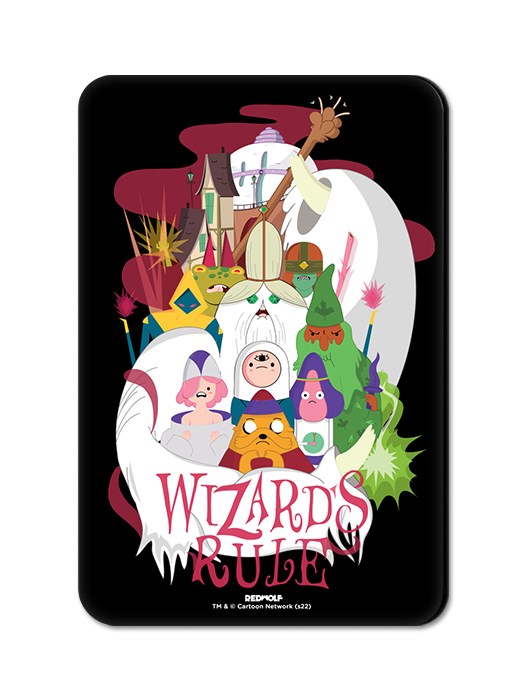 

Redwolf - Wizards Rule - Adventure Time Official Fridge Magnet