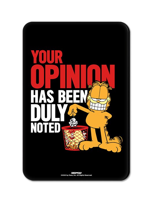 

Redwolf - Your Opinion - Garfield Official Fridge Magnet