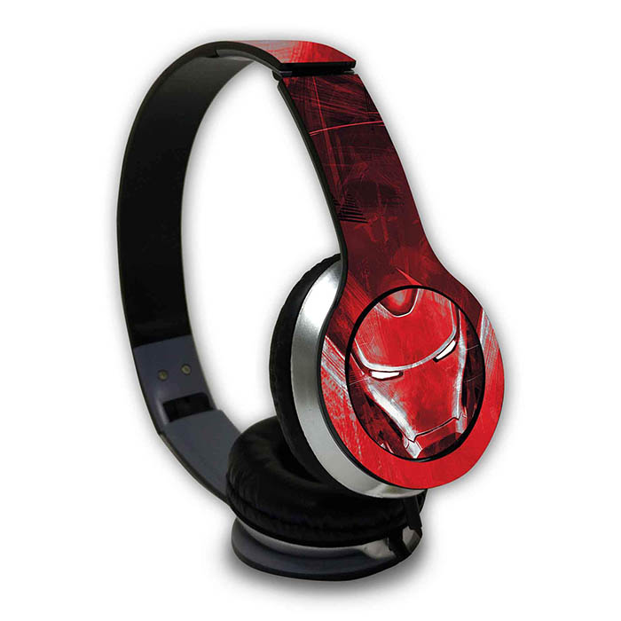 

Redwolf - Iron Man Armor Helmet - Official Marvel Wired Headphones