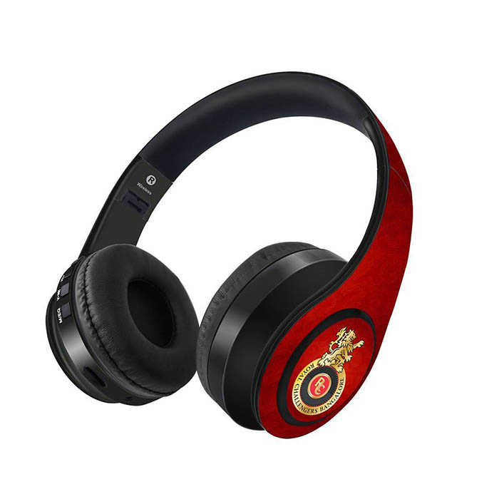 

Redwolf - RCB Emblem - Official Royal Challengers Bangalore Wireless Headphones