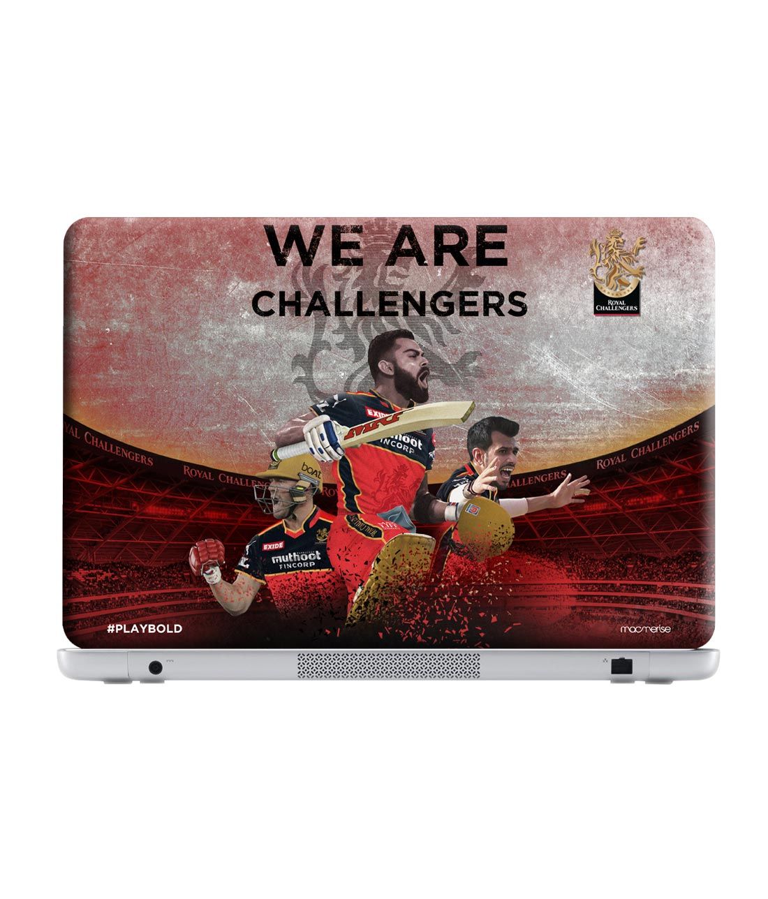 

Redwolf - RCB Celebration - Royal Challengers Bangalore Official Laptop Skin-alienware-14, Black