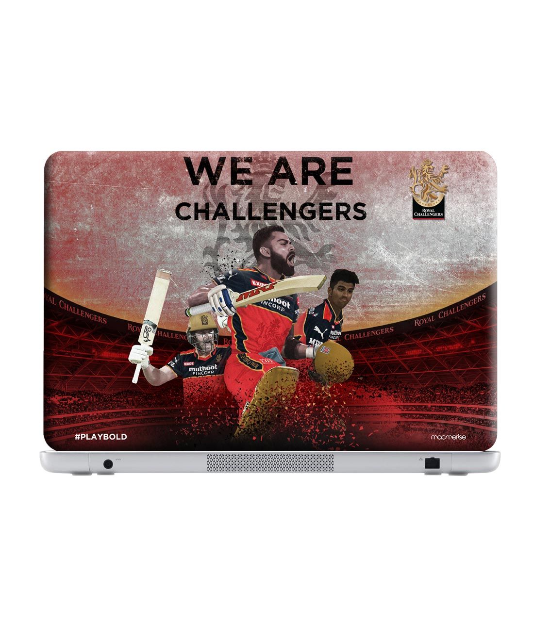 

Redwolf - RCB Challengers - Royal Challengers Bangalore Official Laptop Skin-macbook-pro-16"-(2020), Black