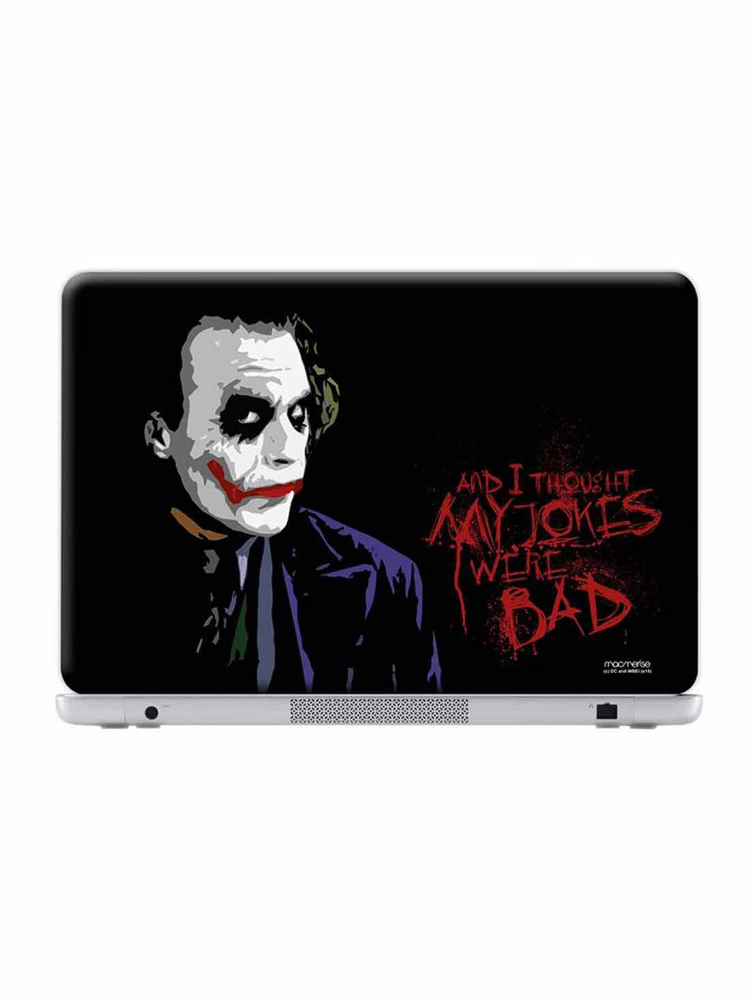 

Redwolf - The Joker: Bad Jokes- DC Comics Official Laptop Skin-generic-12"-laptop, Black