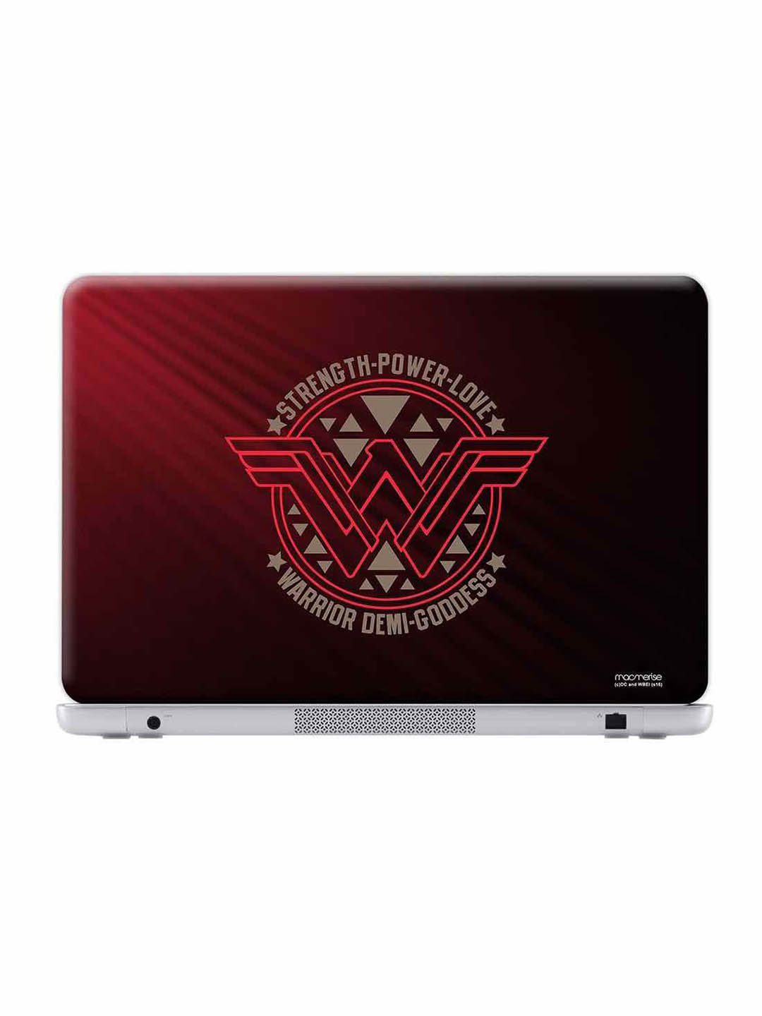 

Redwolf - Warrior Demi-Goddess - DC Comics Official Laptop Skin-macbook-pro-15"-(2016---2020), Black