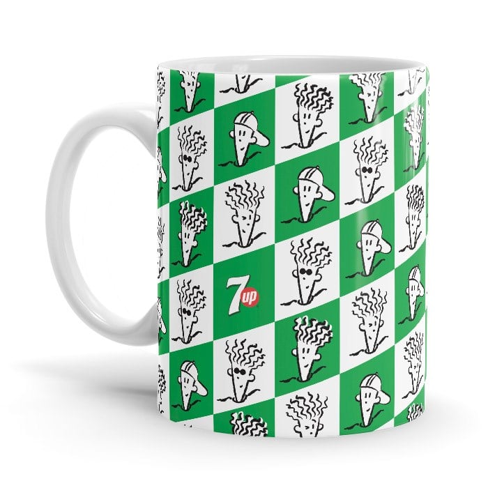 

Redwolf - Fido Pattern - Fido Dido Official Mug, White