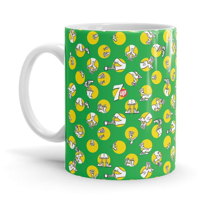 

Redwolf - Polka Pattern - Fido Dido Official Mug, White