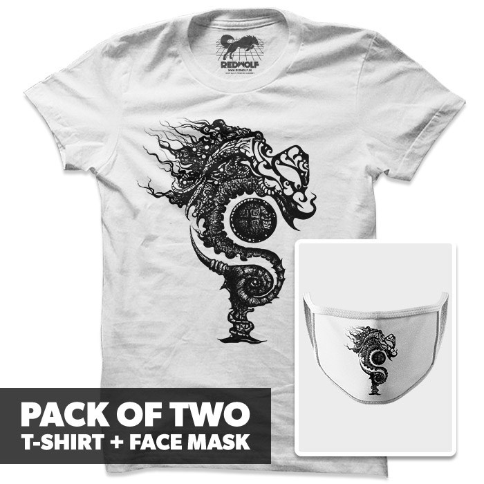 Serpents Of Pakhangba Logo T Shirt Face Mask Serpents Of Pakhangba Merchandise Redwolf