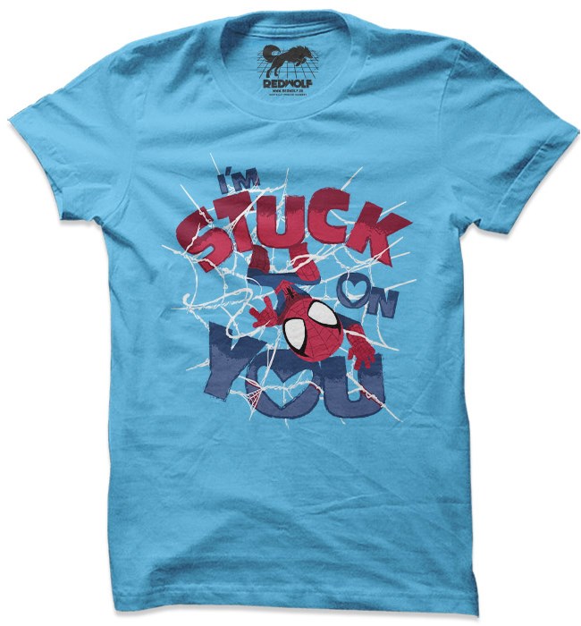 

Redwolf - I'm Stuck On You - Marvel Official T-shirt, Sky blue