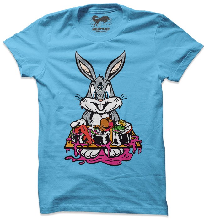 

Redwolf - Bad Trip Bugs - Looney Tunes Official T-shirt, Sky blue