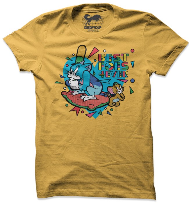 

Redwolf - Best Foes Forever - Tom & Jerry Official T-shirt, Yellow