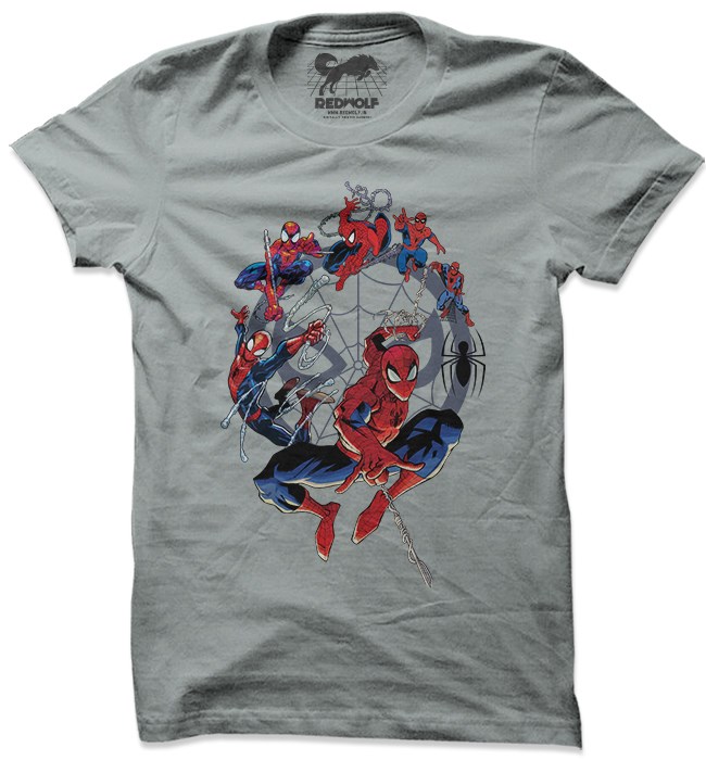 

Redwolf - Beyond Amazing: All Spiders - Marvel Official T-shirt, Grey