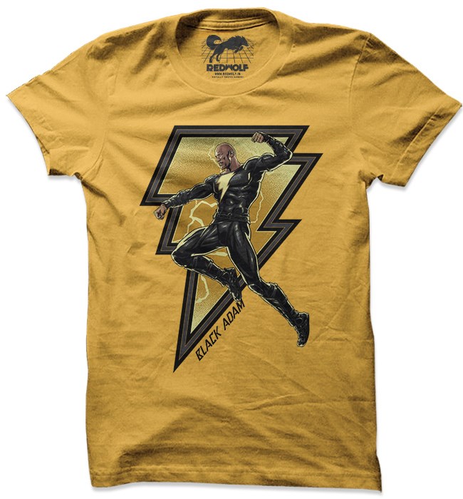 

Redwolf - Bolt Attack - Black Adam Official T-shirt, Yellow