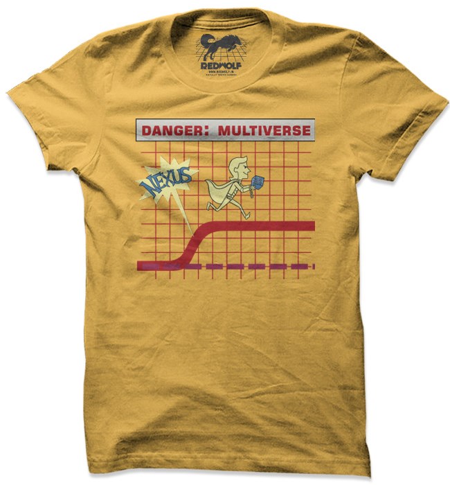 

Redwolf - Danger: Multiverse - Marvel Official T-shirt, Yellow