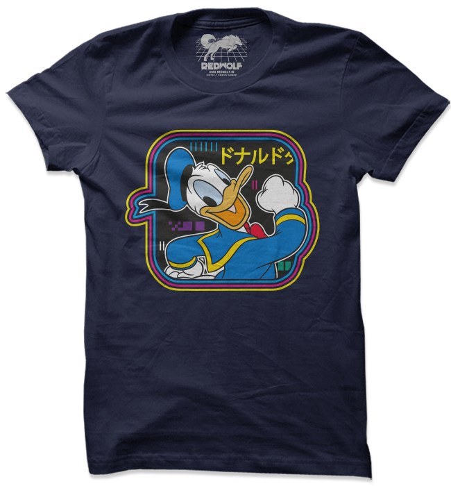 

Redwolf - Duck Pose - Disney Official T-shirt, Navy blue