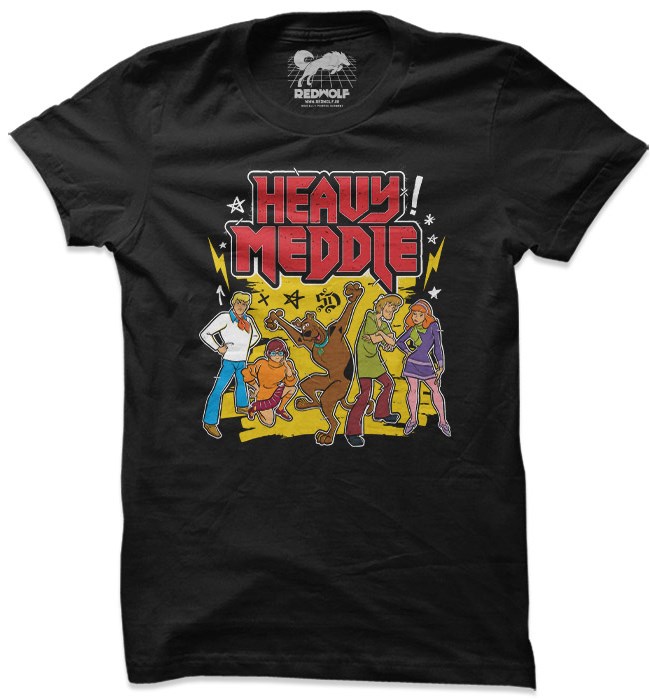 

Redwolf - Heavy Meddle - Scooby Doo Official T-shirt, Black