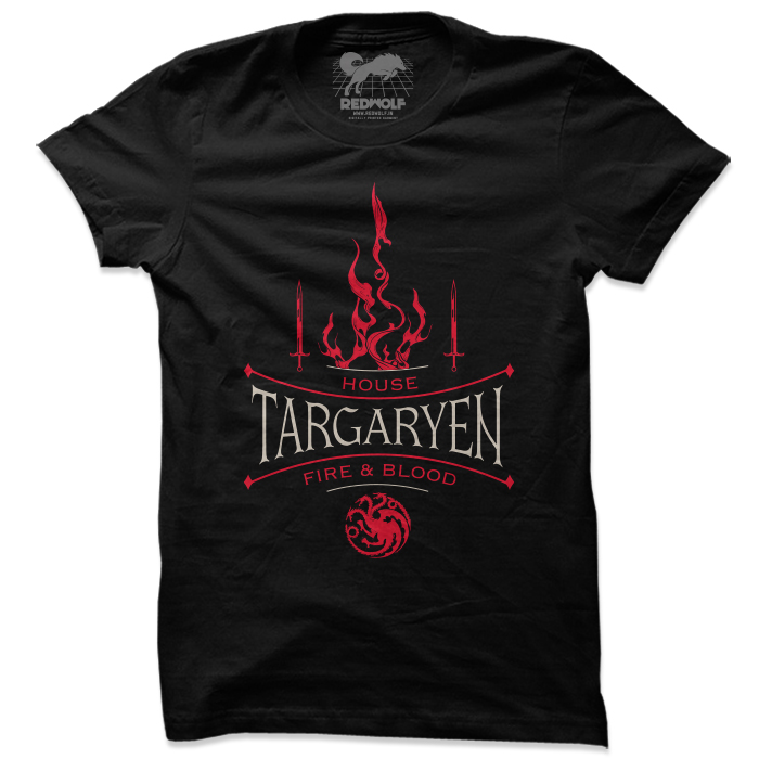 

Redwolf - House Targaryen - Game Of Thrones Official T-shirt