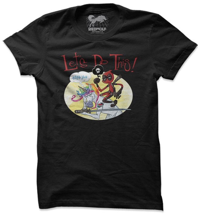 

Redwolf - Let's Do This! - Marvel Official T-shirt, Black