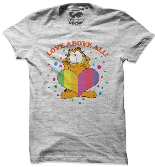 

Redwolf - Love Above All! - Garfield Official T-shirt, Ecru melange