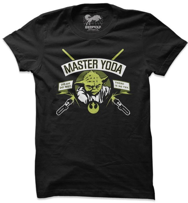 

Redwolf - Master Yoda - Star Wars Official T-shirt, Black