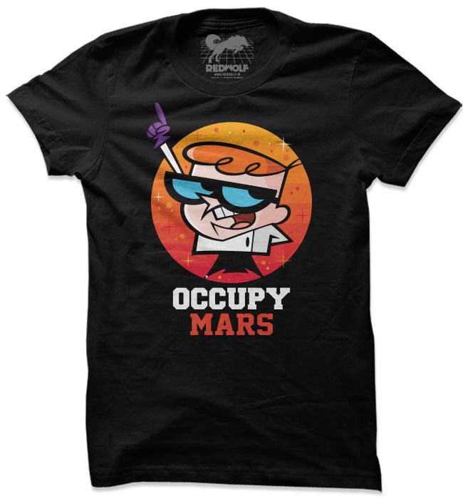 

Redwolf - Occupy Mars - Dexter' Laboratory Official T-shirt, Black