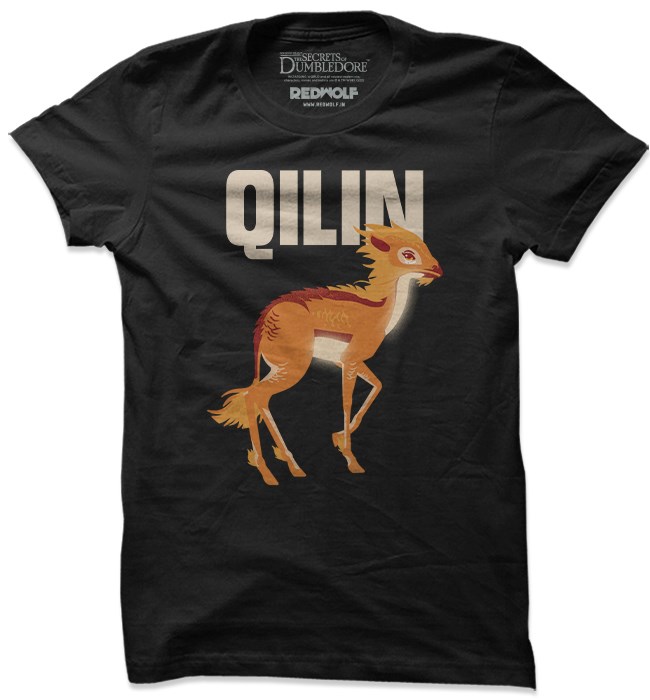 

Redwolf - Qilin - Fantastic Beasts Official T-shirt, Black