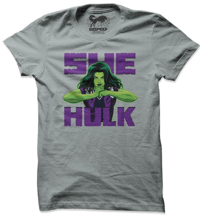 

Redwolf - She-Hulk Ready - Marvel Official T-shirt, Cement