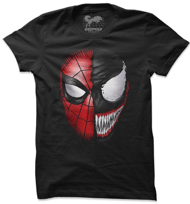 

Redwolf - Spidey vs Venom - Marvel Official T-shirt, Black