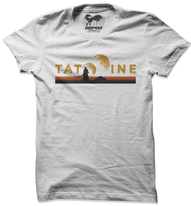 

Redwolf - Tatooine - Star Wars Official T-shirt, White