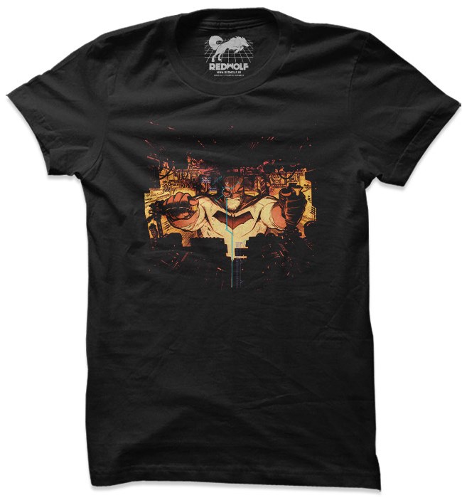 

Redwolf - The Dark Knight Ride - Batman Official T-shirt, Black