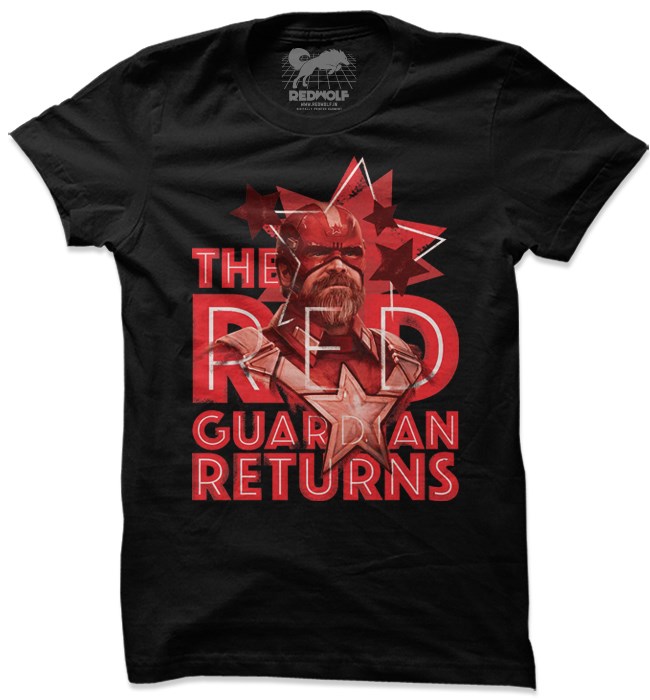 

Redwolf - The Red Guardian Returns - Marvel Official T-shirt, Sky blue