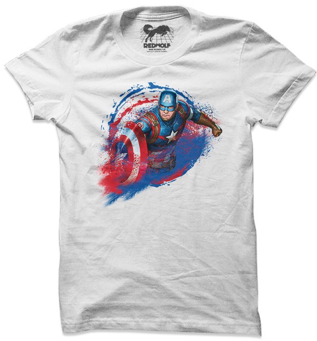 

Redwolf - The Super Soldier - Marvel Official T-shirt, White