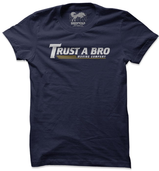 

Redwolf - Trust A Bro - Marvel Official T-shirt, Navy blue