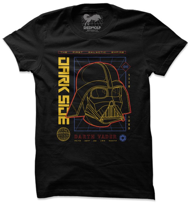 

Redwolf - Vader: Dark Side - Star Wars Official T-shirt, Black