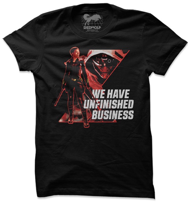 

Redwolf - We Have Unfinished Business - Marvel Official T-shirt, Black