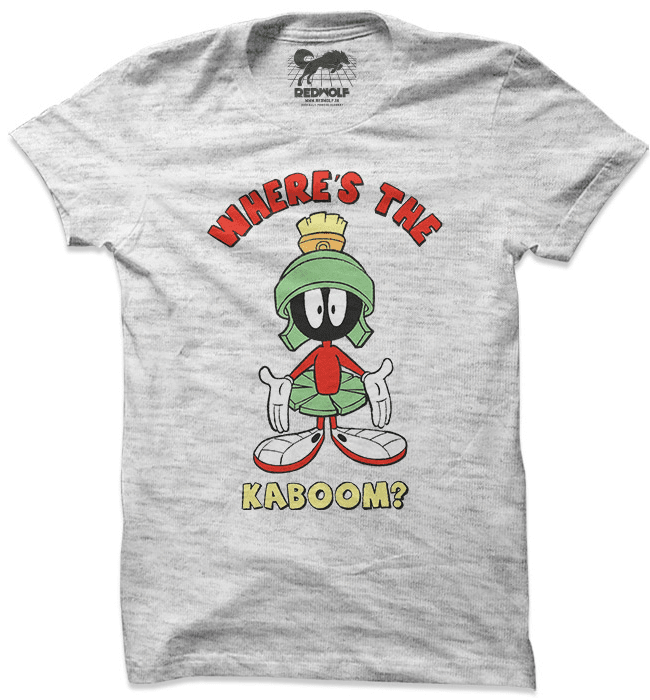 Where's The Kaboom T-shirt | Looney Tunes Official Merchandise | Redwolf