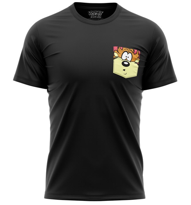 Taz Face Pocket T-shirt 