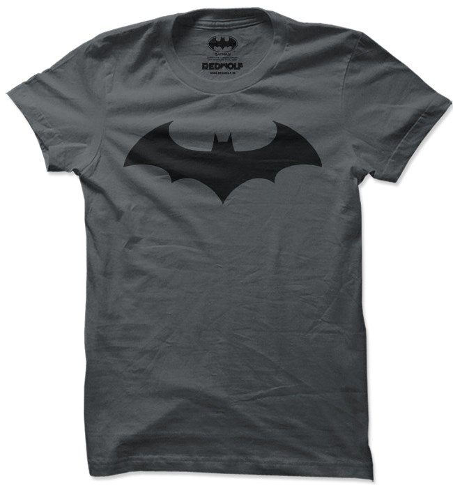 

Redwolf - Batman Emblem - Batman Official T-shirt, Steel grey