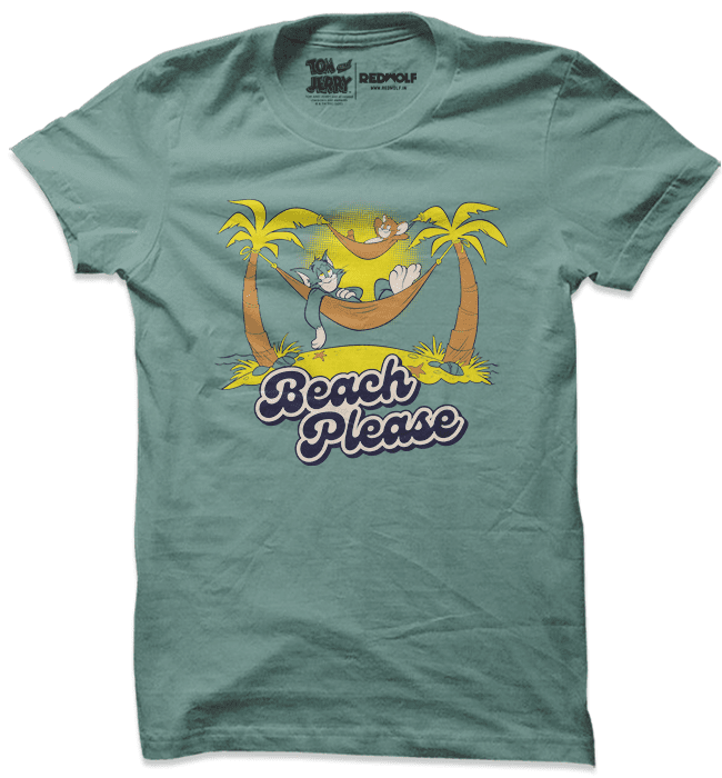 

Redwolf - Beach Please - Tom & Jerry Official T-shirt