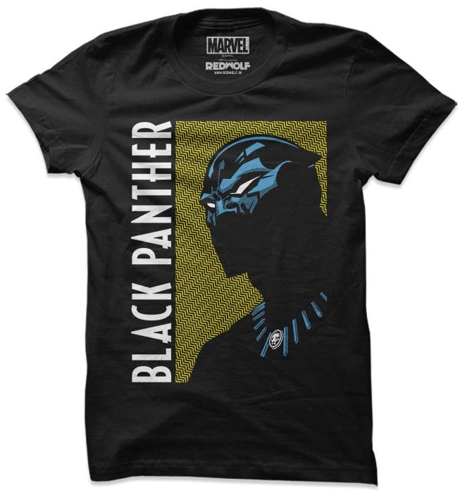 Black Panther Comic T-shirt | Official Black Panther Merchandise | Redwolf