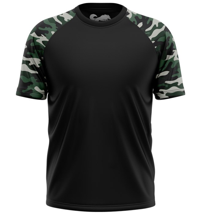 

Redwolf - Camouflage Raglan Pattern: Military Green