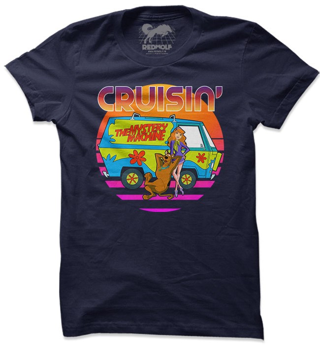 

Redwolf - Cruisin' - Scooby Doo Official T-shirt, Navy blue