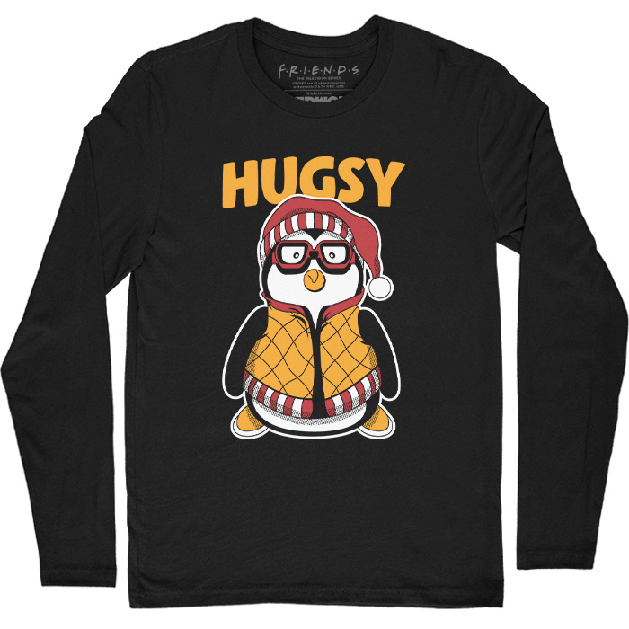 

Redwolf - Hugsy - Friends Official Full Sleeve T-shirt, Black